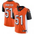 Cincinnati Bengals #51 Kevin Minter Vapor Untouchable Limited Orange Alternate NFL Jersey
