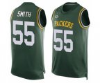 Green Bay Packers #55 Za'Darius Smith Limited Green Player Name & Number Tank Top Football Jersey