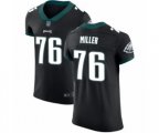 Philadelphia Eagles #76 Shareef Miller Black Vapor Untouchable Elite Player Football Jersey