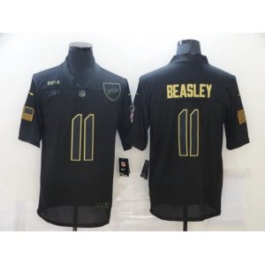 Buffalo Bills #11 Cole Beasley Black Nike 2020 Salute To Service Limited Jersey