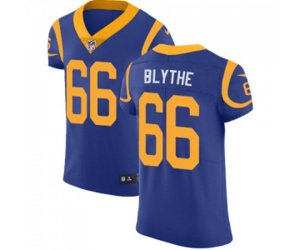 Los Angeles Rams #66 Austin Blythe Royal Blue Alternate Vapor Untouchable Elite Player Football Jersey