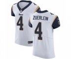 Los Angeles Rams #4 Greg Zuerlein White Vapor Untouchable Elite Player Football Jersey