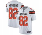 Cleveland Browns #82 Ozzie Newsome White Vapor Untouchable Limited Player Football Jersey