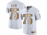 Oakland Raiders #75 Howie Long Limited White Gold Rush NFL Jersey