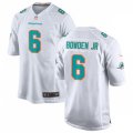 Miami Dolphins #6 Lynn Bowden Jr Nike White Vapor Limited Jersey