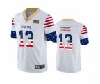 New Orleans Saints #13 Michael Thomas White Independence Day Limited Football Jersey