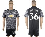 2017-18 Manchester United 36 DARMIAN Away Soccer Jersey