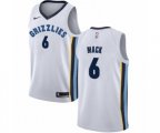 Memphis Grizzlies #6 Shelvin Mack Authentic White NBA Jersey - Association Edition