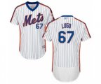 New York Mets Seth Lugo White Alternate Flex Base Authentic Collection Baseball Player Jersey