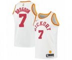 Indiana Pacers #7 Malcolm Brogdon Authentic White Hardwood Classics Basketball Jersey