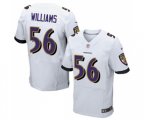 Baltimore Ravens #56 Tim Williams Elite White Football Jersey