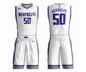 Sacramento Kings #50 Zach Randolph Swingman White Basketball Suit Jersey - Association Edition
