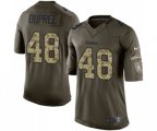 Pittsburgh Steelers #48 Bud Dupree Elite Green Salute to Service Football Jersey