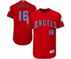 Los Angeles Angels of Anaheim #16 Huston Street Authentic Red 2016 Father's Day Fashion Flex Base Baseball Jersey