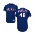 Texas Rangers #48 Rafael Montero Royal Blue Alternate Flex Base Authentic Collection Baseball Player Jersey