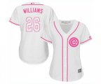 Women's Chicago Cubs #26 Billy Williams Authentic White Fashion Baseball Jersey