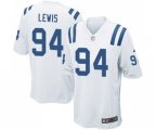 Indianapolis Colts #94 Tyquan Lewis Game White Football Jersey