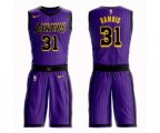 Los Angeles Lakers #31 Kurt Rambis Authentic Purple Basketball Suit Jersey - City Edition