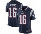New England Patriots #16 Jakobi Meyers Navy Blue Team Color Vapor Untouchable Limited Player Football Jersey