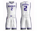 Sacramento Kings #2 Mitch Richmond Swingman White Basketball Suit Jersey - Association Edition