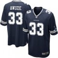 Dallas Cowboys #33 Chidobe Awuzie Game Navy Blue Team Color NFL Jersey