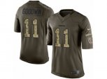 San Francisco 49ers #11 Marquise Goodwin Limited Green Salute to Service NFL Jersey