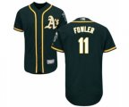 Oakland Athletics Dustin Fowler Green Alternate Flex Base Authentic Collection Baseball Player Jersey