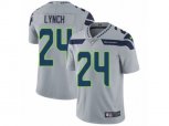 Seattle Seahawks #24 Marshawn Lynch Vapor Untouchable Limited Grey Alternate NFL Jersey