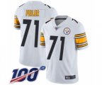 Pittsburgh Steelers #71 Matt Feiler White Vapor Untouchable Limited Player 100th Season Football Jersey