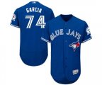 Toronto Blue Jays #74 Jaime Garcia Royal Blue Alternate Flex Base Authentic Collection Baseball Jersey