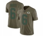 Green Bay Packers #6 JK Scott Limited Olive 2017 Salute to Service Football Jersey