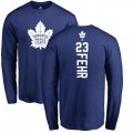 Toronto Maple Leafs #23 Eric Fehr Royal Blue Backer Long Sleeve T-Shirt