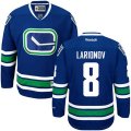 Vancouver Canucks #8 Igor Larionov Blue nhl Jerseys