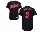 Cleveland Indians #9 Carlos Baerga Navy Blue Flexbase Authentic Collection MLB Jersey