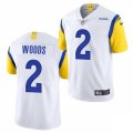 Los Angeles Rams #2 Robert Woods 2021 Nike White Modern Throwback Vapor Limited Jersey