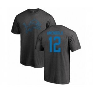 Detroit Lions #12 Danny Amendola Ash One Color T-Shirt