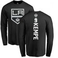 Los Angeles Kings #9 Adrian Kempe Black Backer Long Sleeve T-Shirt
