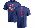MLB Nike Chicago Cubs #8 Ian Happ Royal Blue Backer T-Shirt