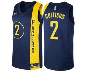Indiana Pacers #2 Darren Collison Swingman Navy Blue NBA Jersey - City Edition