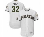 Pittsburgh Pirates Elias Diaz Replica White Alternate Cool Base Baseball Player Jersey
