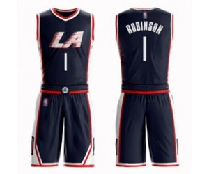 Los Angeles Clippers #1 Jerome Robinson Swingman Navy Blue Basketball Suit Jersey - City Edition