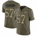 New York Giants #57 Keenan Robinson Limited Olive Camo 2017 Salute to Service NFL Jersey