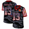 Cleveland Browns #13 Odell Beckham Jr. Camo Flag Nike Limited Jersey