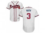 Atlanta Braves #3 Babe Ruth White Flexbase Authentic Collection MLB Jersey