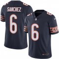 Chicago Bears #6 Mark Sanchez Navy Blue Team Color Vapor Untouchable Limited Player NFL Jersey