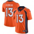 Denver Broncos #13 Trevor Siemian Orange Team Color Vapor Untouchable Limited Player NFL Jersey