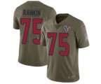 Houston Texans #75 Martinas Rankin Limited Olive 2017 Salute to Service Football Jersey