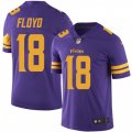 Minnesota Vikings #18 Michael Floyd Limited Purple Rush Vapor Untouchable NFL Jersey