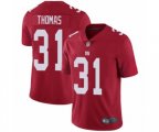 New York Giants #31 Michael Thomas Red Limited Red Inverted Legend Football Jersey