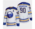 Buffalo Sabres #90 Marcus Johansson 2020-21 Away Authentic Player Stitched Hockey Jersey White
